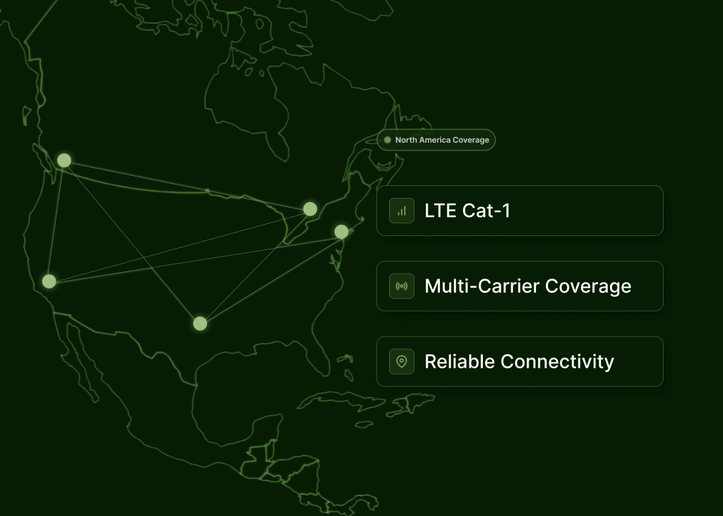 LTE Cat-1 & full carrier coverage in NA