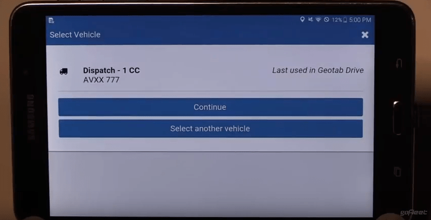 syncing vehicle data geotab 