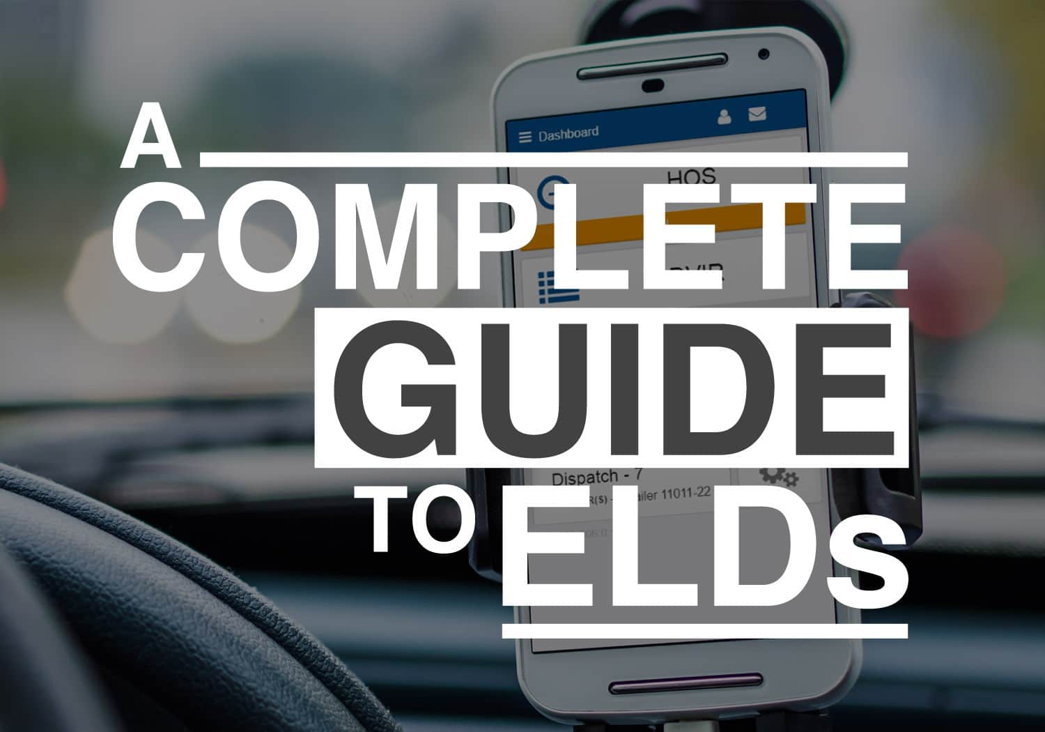 ELD Self-Certified HoS Electronic Logbook