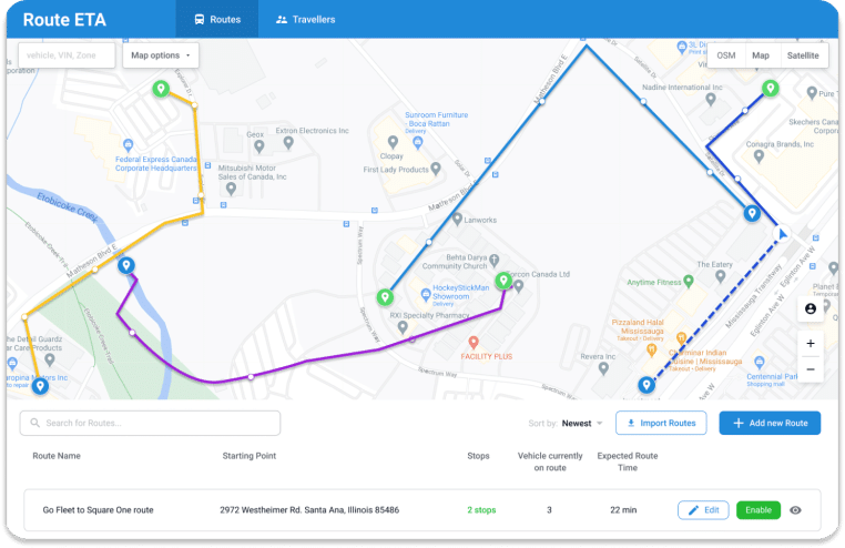 Smooth Route Creation