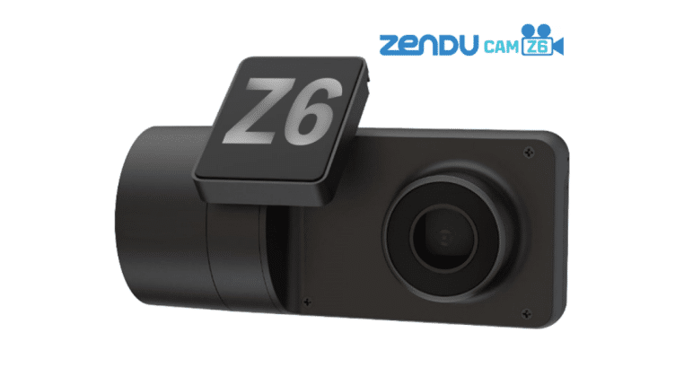 zenducam z6 dash camera on white background