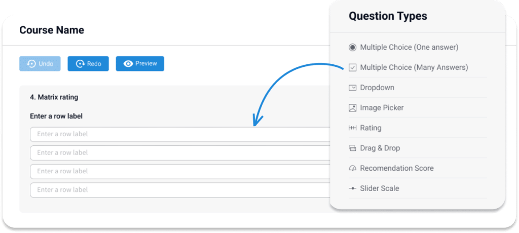 Drag and Drop Course Creation