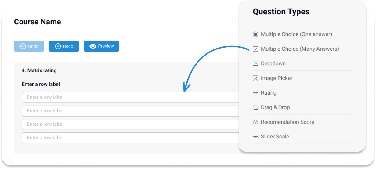 Drag and Drop Course Creation