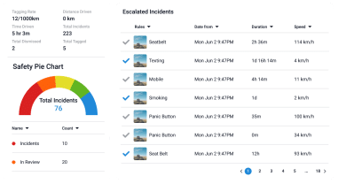 monitoring and tracking solution for food and beverage transportation dispay