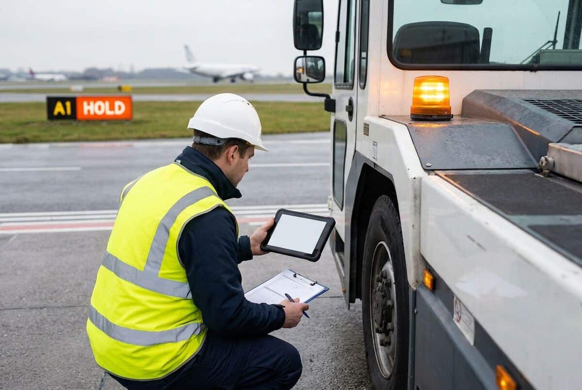 Airport operations scene: Airport authorities